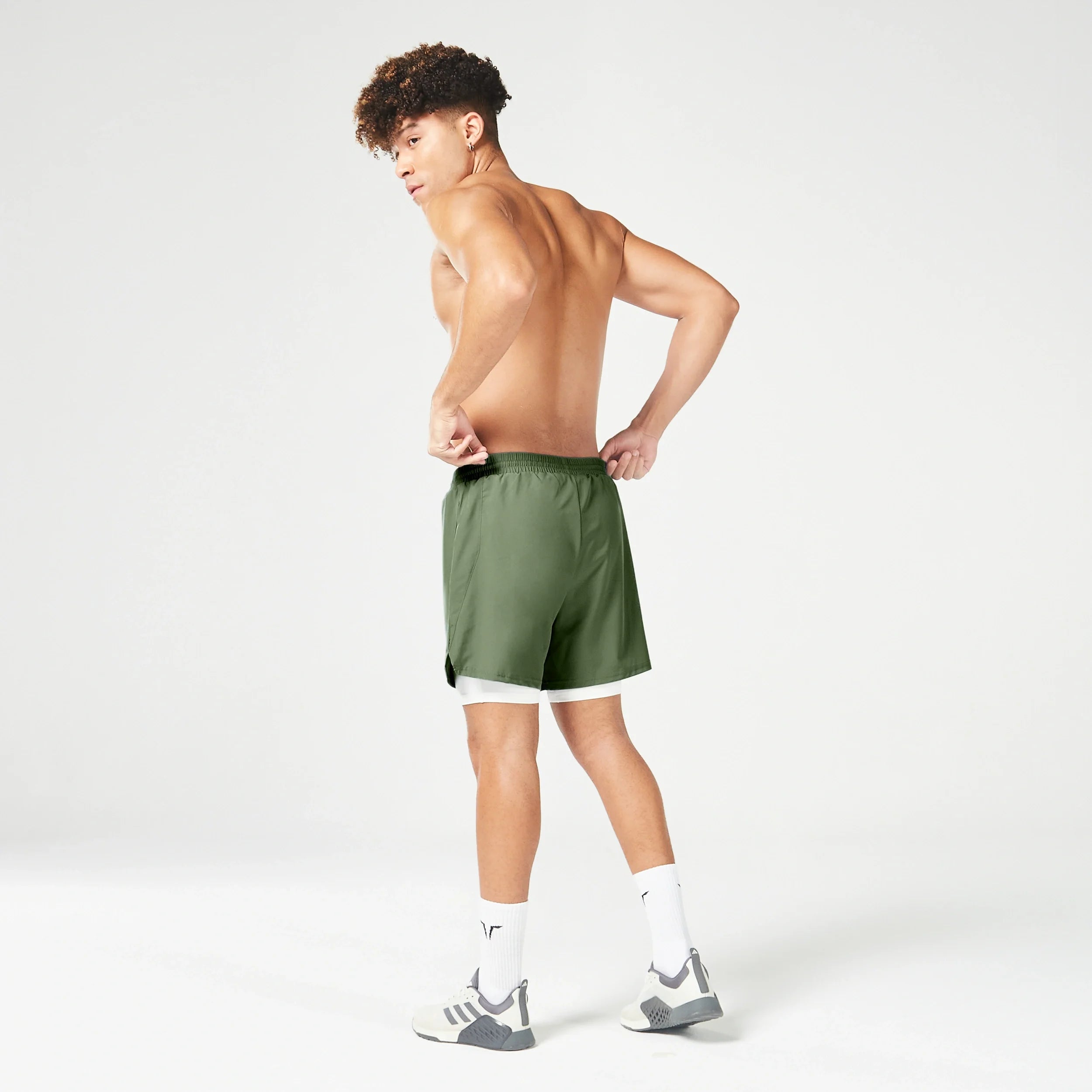 Mens Essential 5 Inch 2 in 1 Short