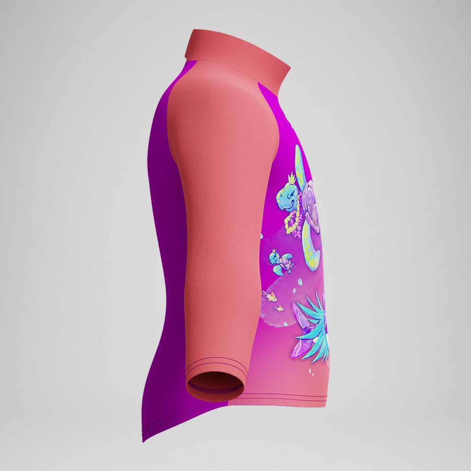 Girls Digital Long Sleeve Rash Top