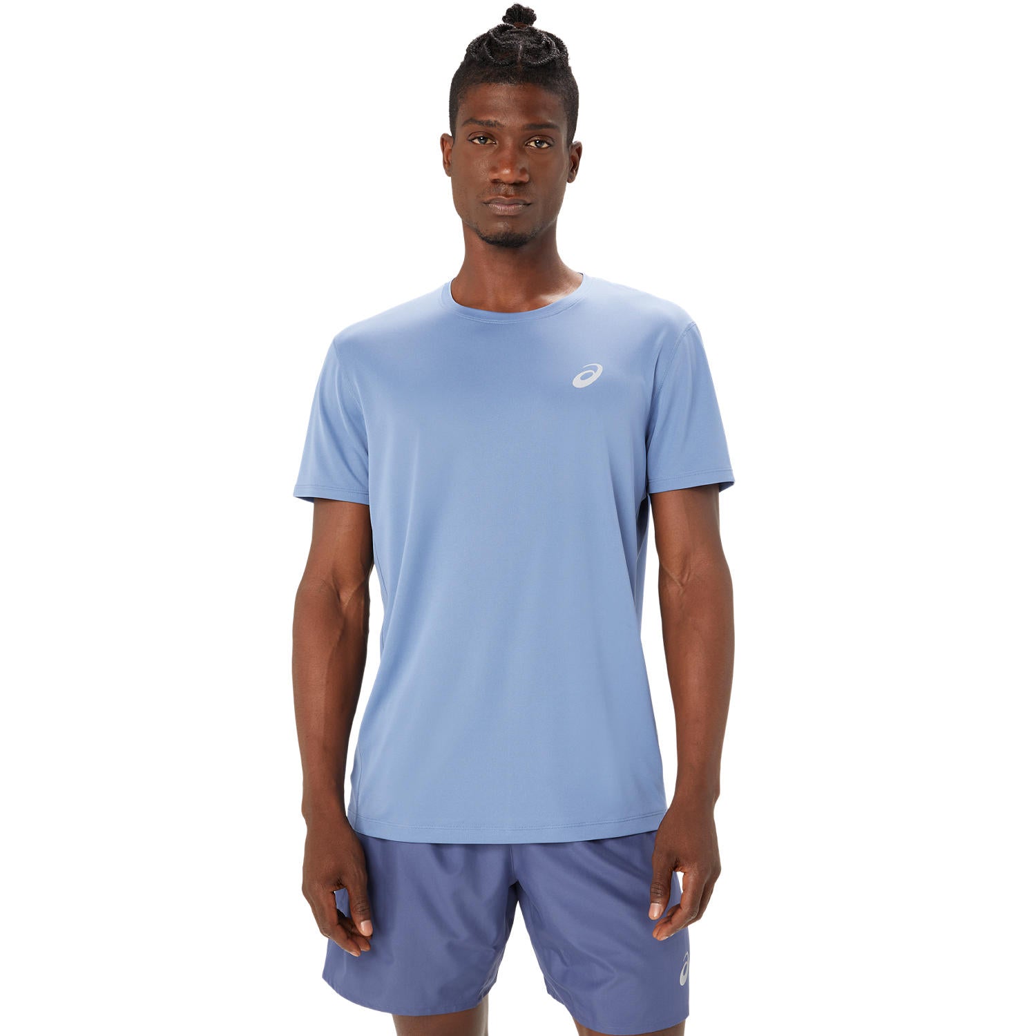 Mens Silver Short Sleeve T-Shirt