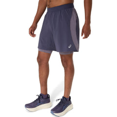 Mens Road 2 in 1 7 Inch Short