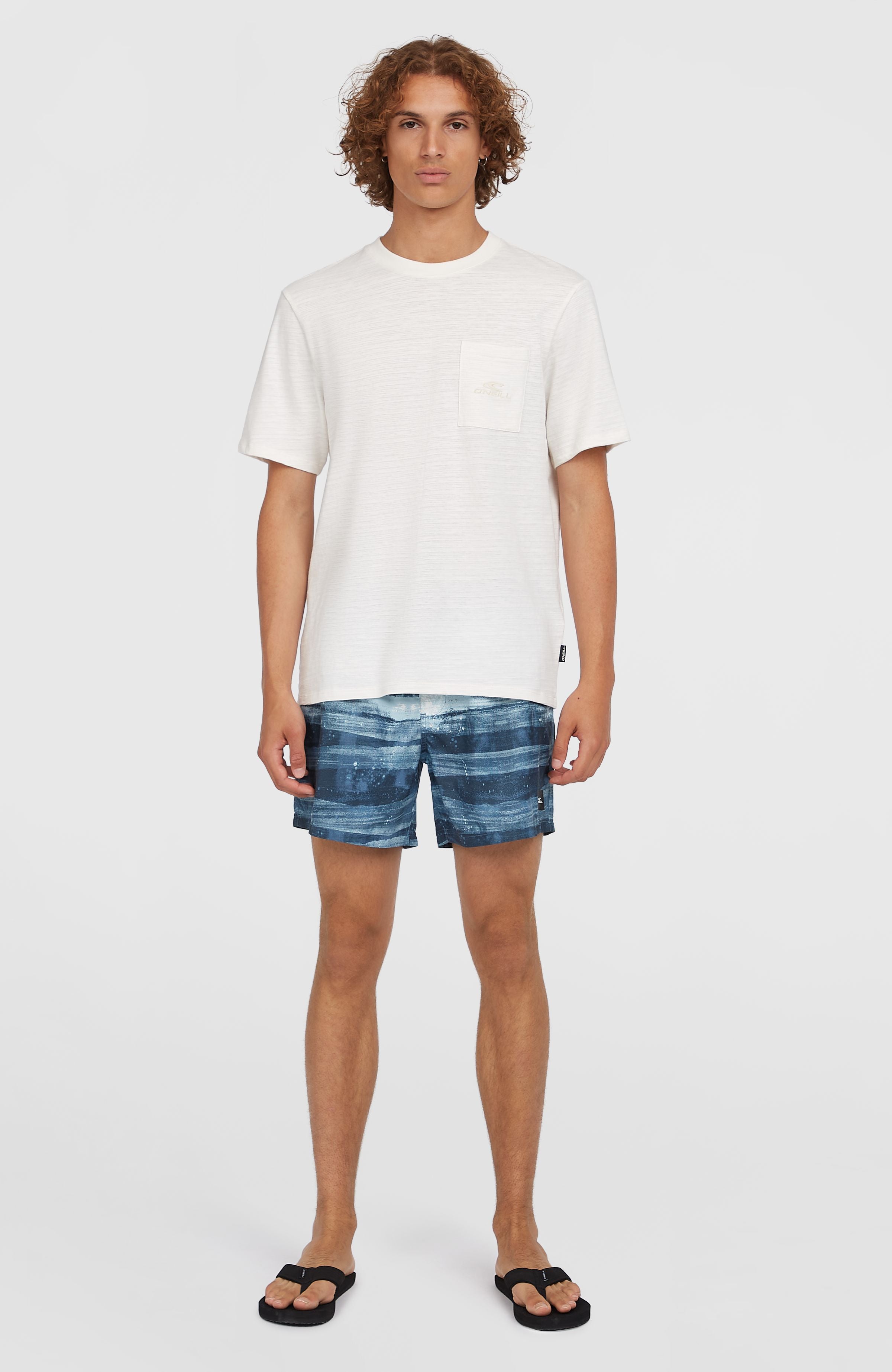 Mens Cali Gradient 14 Inch Swim Shorts