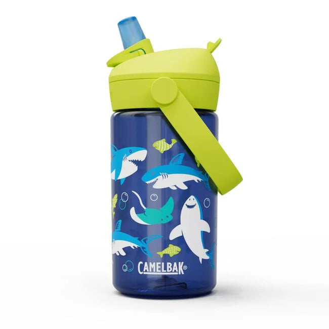Thrive Flip Straw Kids 14oz, Sharks and Rays