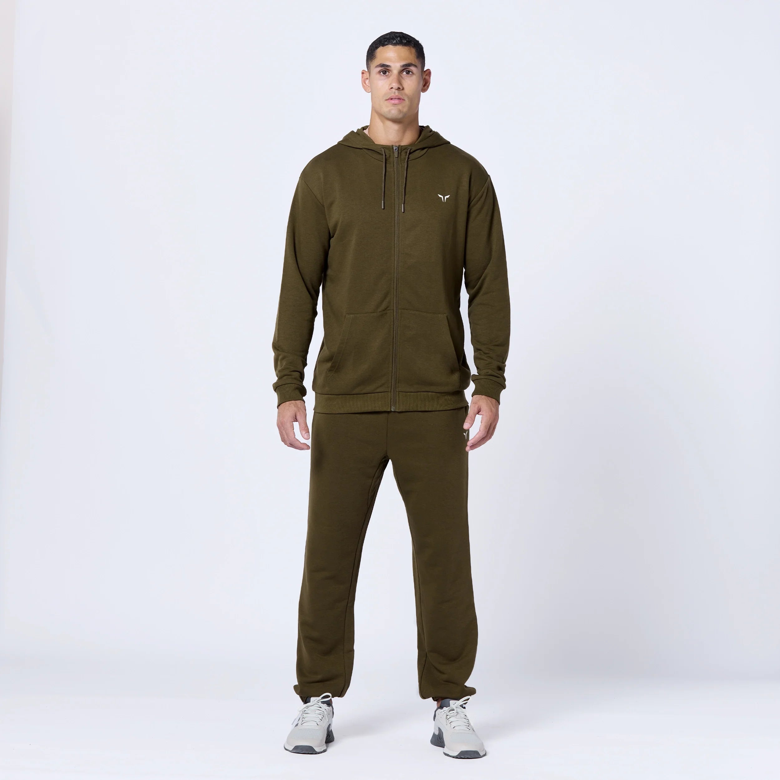 Mens Essential Zipped Hoodie