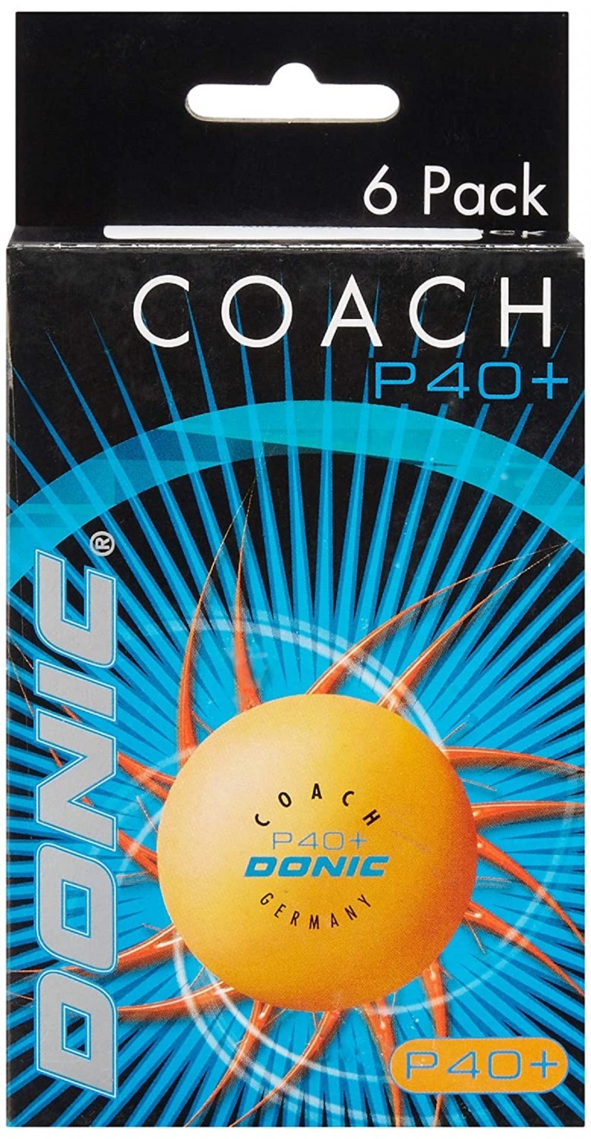 Coach 550276 Orange 6 Table Tennis Ball Set