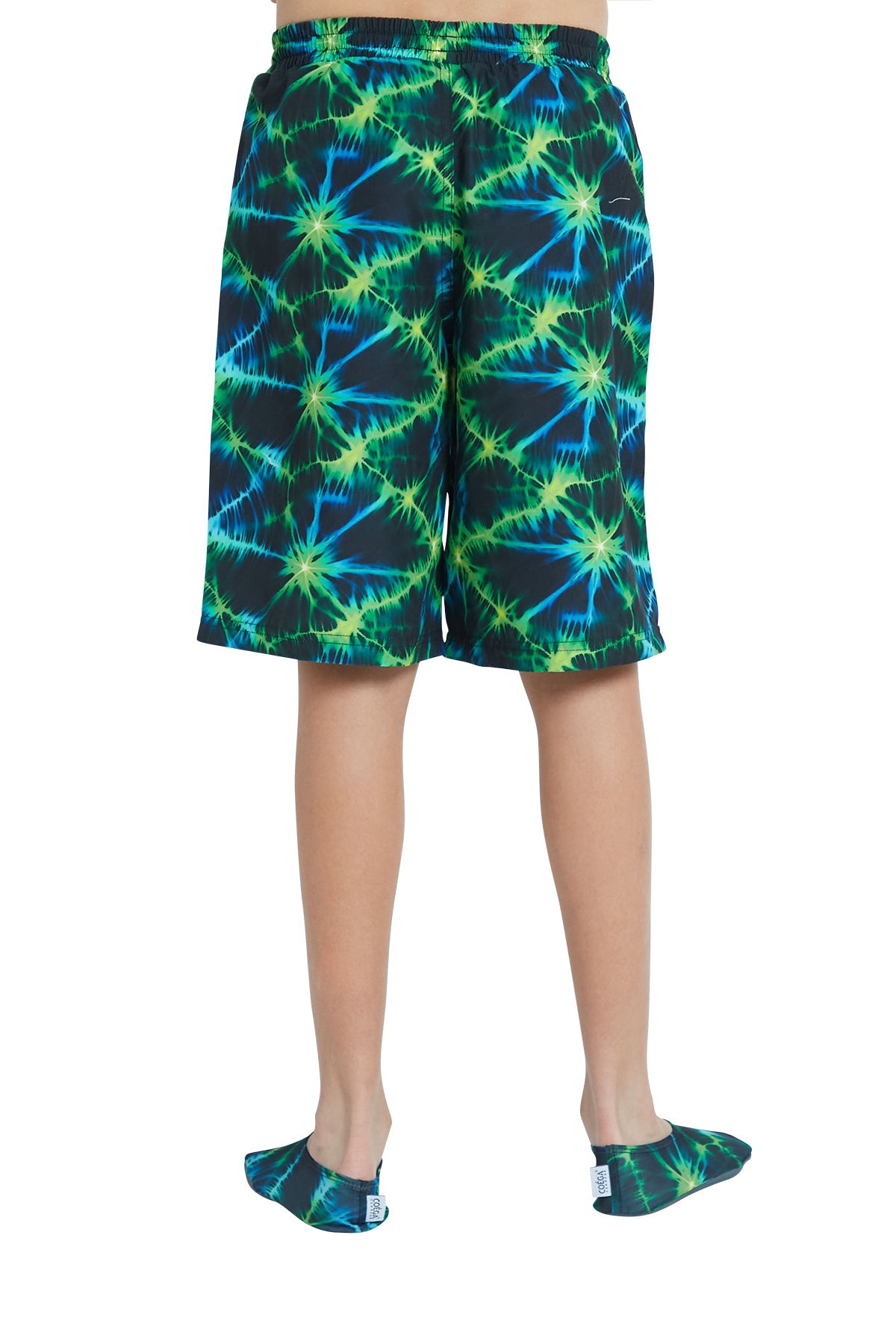 Boys Elasticated Tie Dye Boardshorts