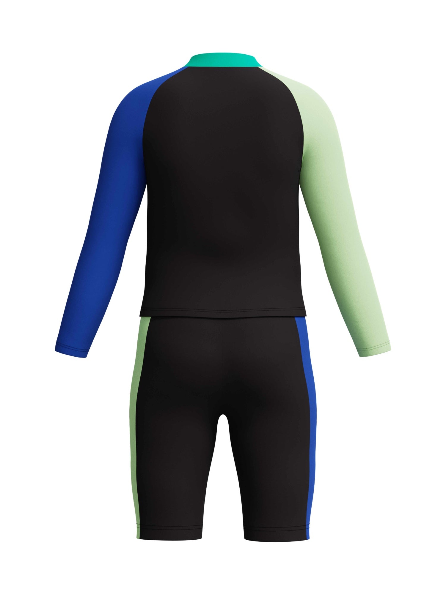 Boys Colourblock Rash Top & Jammer Set