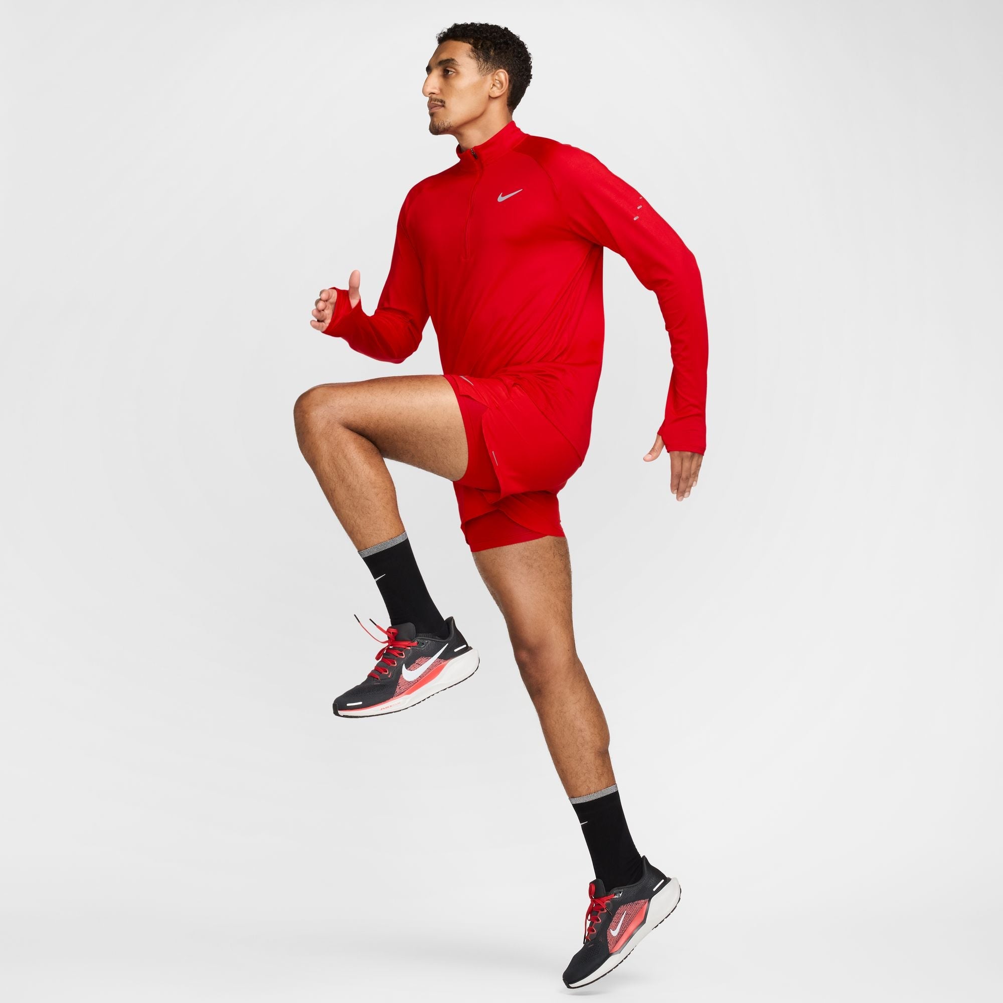 Mens Dri-Fit Stride Hafl Zip Midlayer