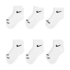 6 Pack Kids Performance Basic Quarter Socks