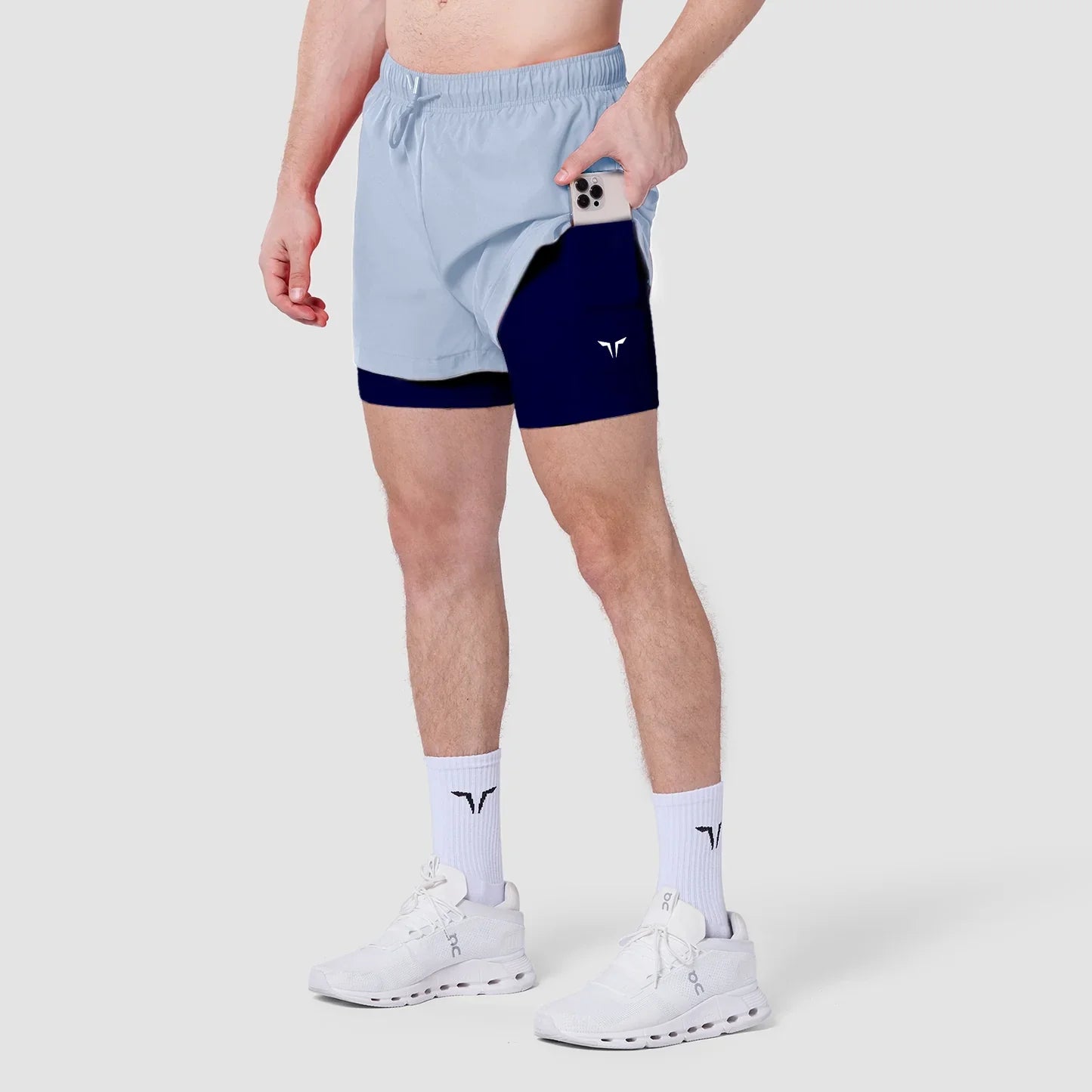 Mens Limitless 2-In-1 5" Shorts