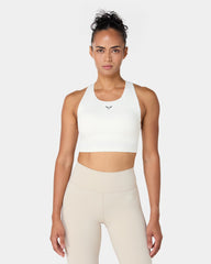 Womens Essential Racerback Brami Medium Impact Sports Bra