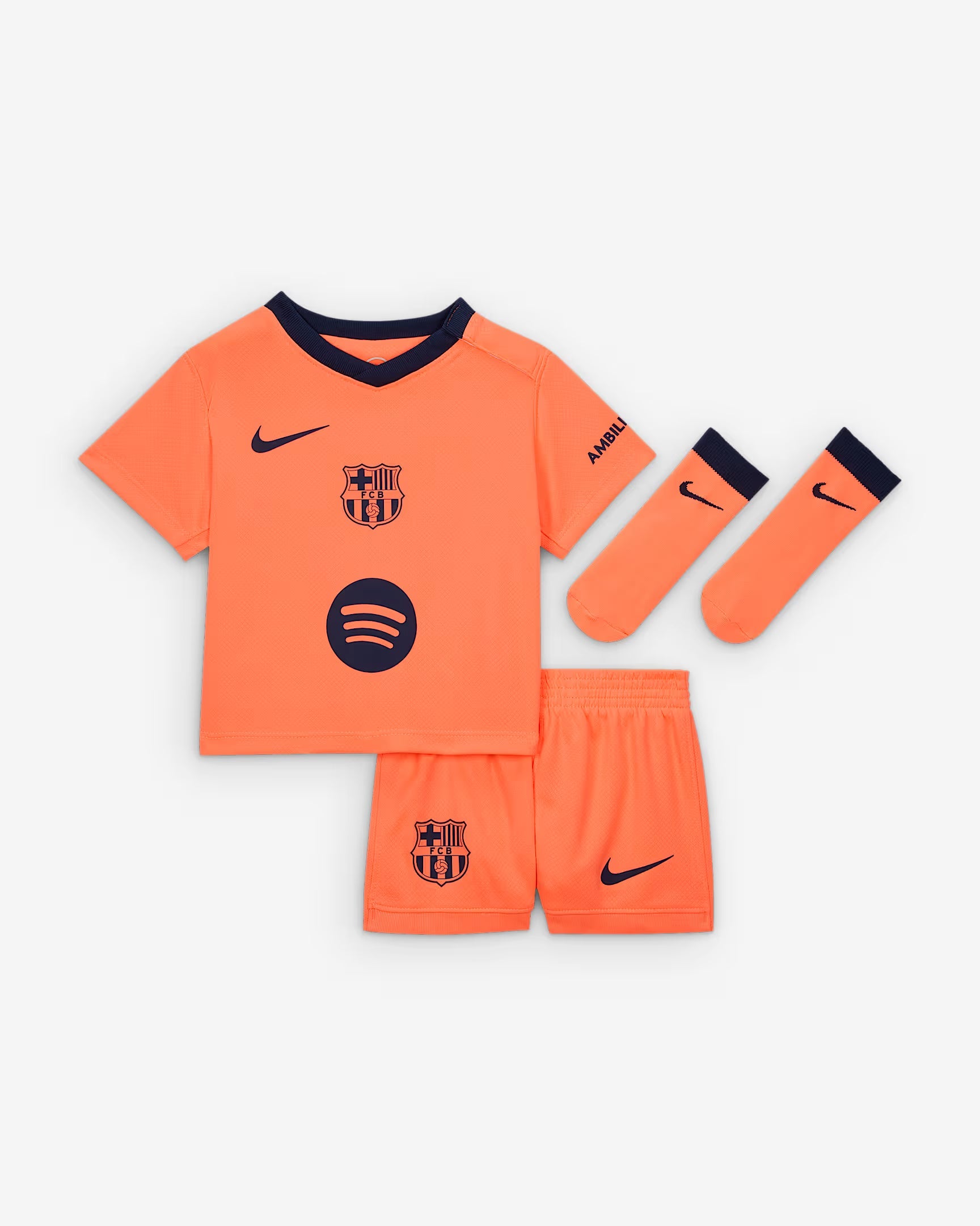 Infants FC Barcelona Third Kit 25/26 Replica Set