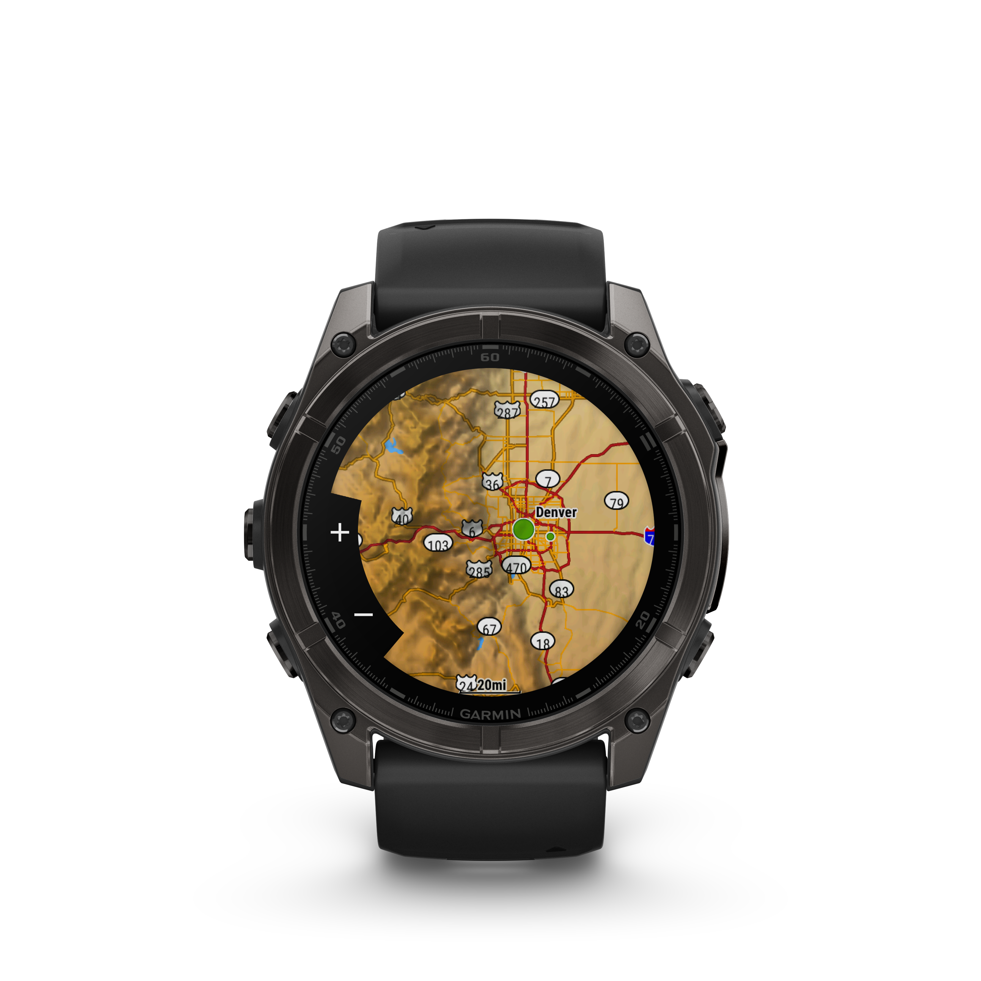 Fenix 8 Amoled Sapphire Carbon Gray Titanium Black Band 51MM