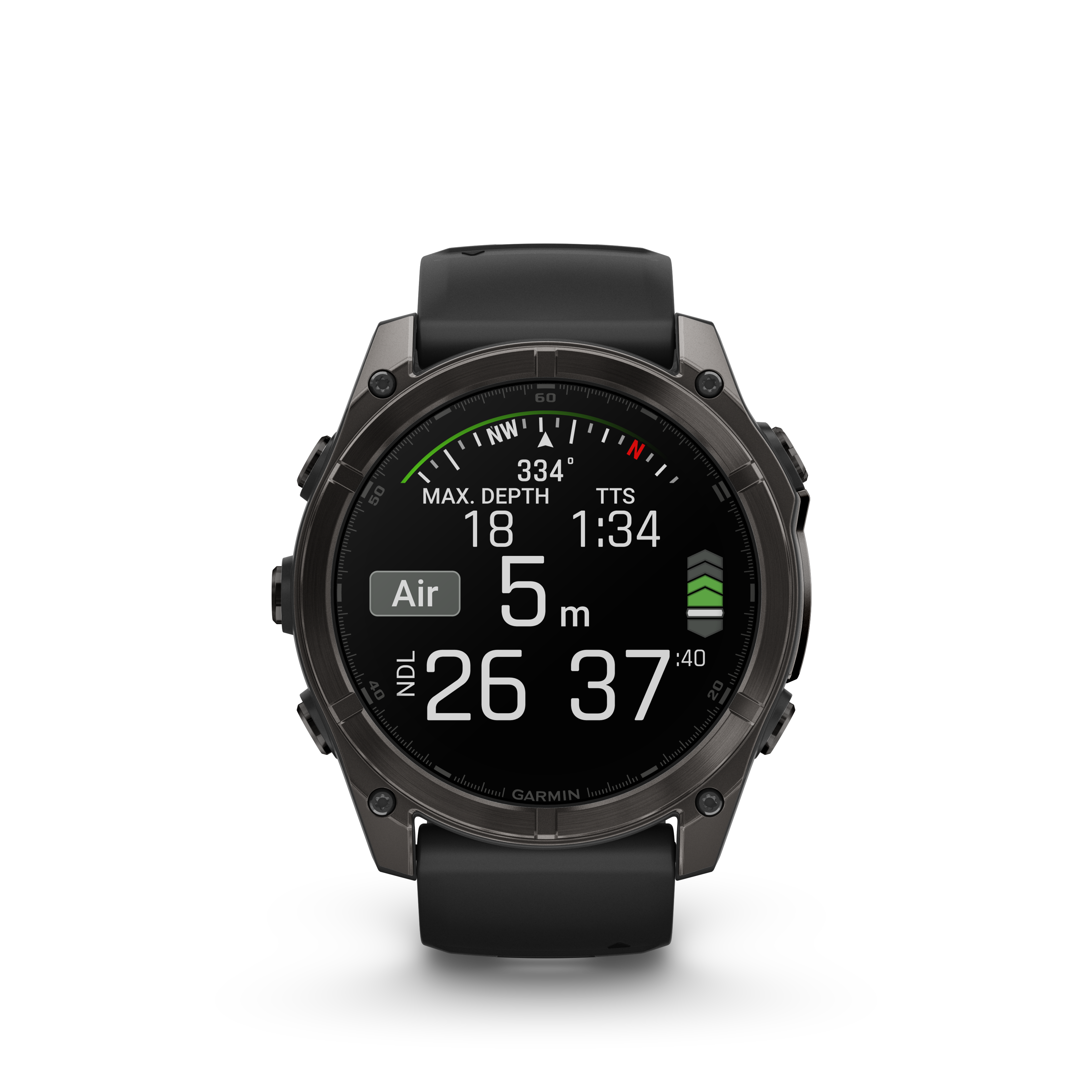 Fenix 8 Amoled Sapphire Carbon Gray Titanium Black Band 51MM