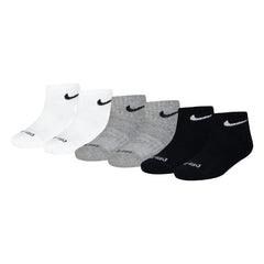 6 Pack Kids Performance Basic Quarter Socks
