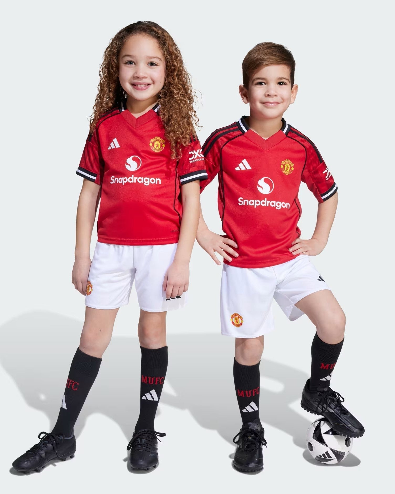 Kids Manchester United Home 25/26 Mini Kit