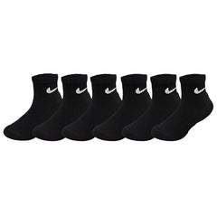 6 Pack Kids Performance Basic Quarter Socks