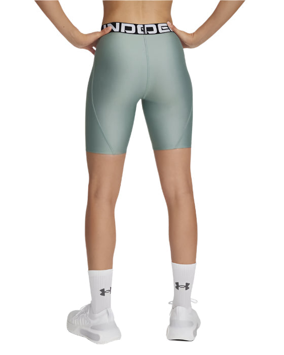 Womens Heat Gear Fitted 8" Shorts