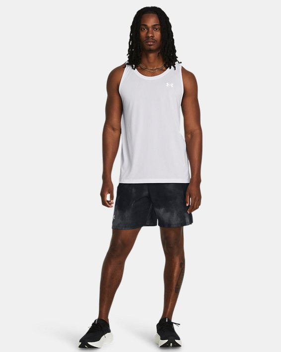 Mens Launch Elite 7 Inch Print Short