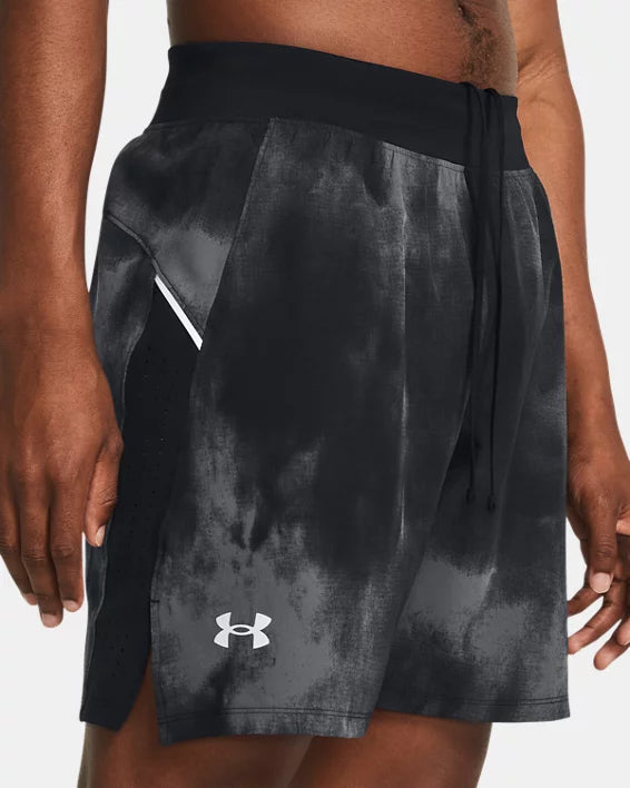 Mens Launch Elite 7 Inch Print Short