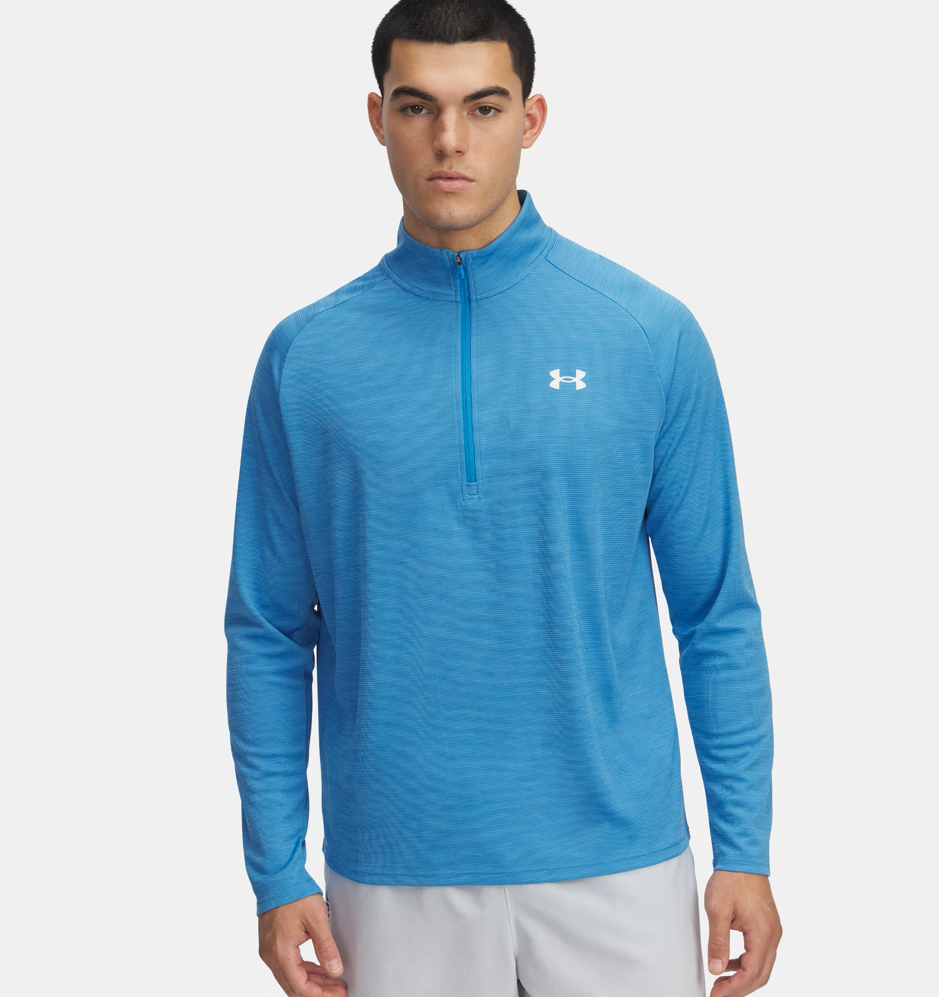Mens Tech Textured 1/2 Zip