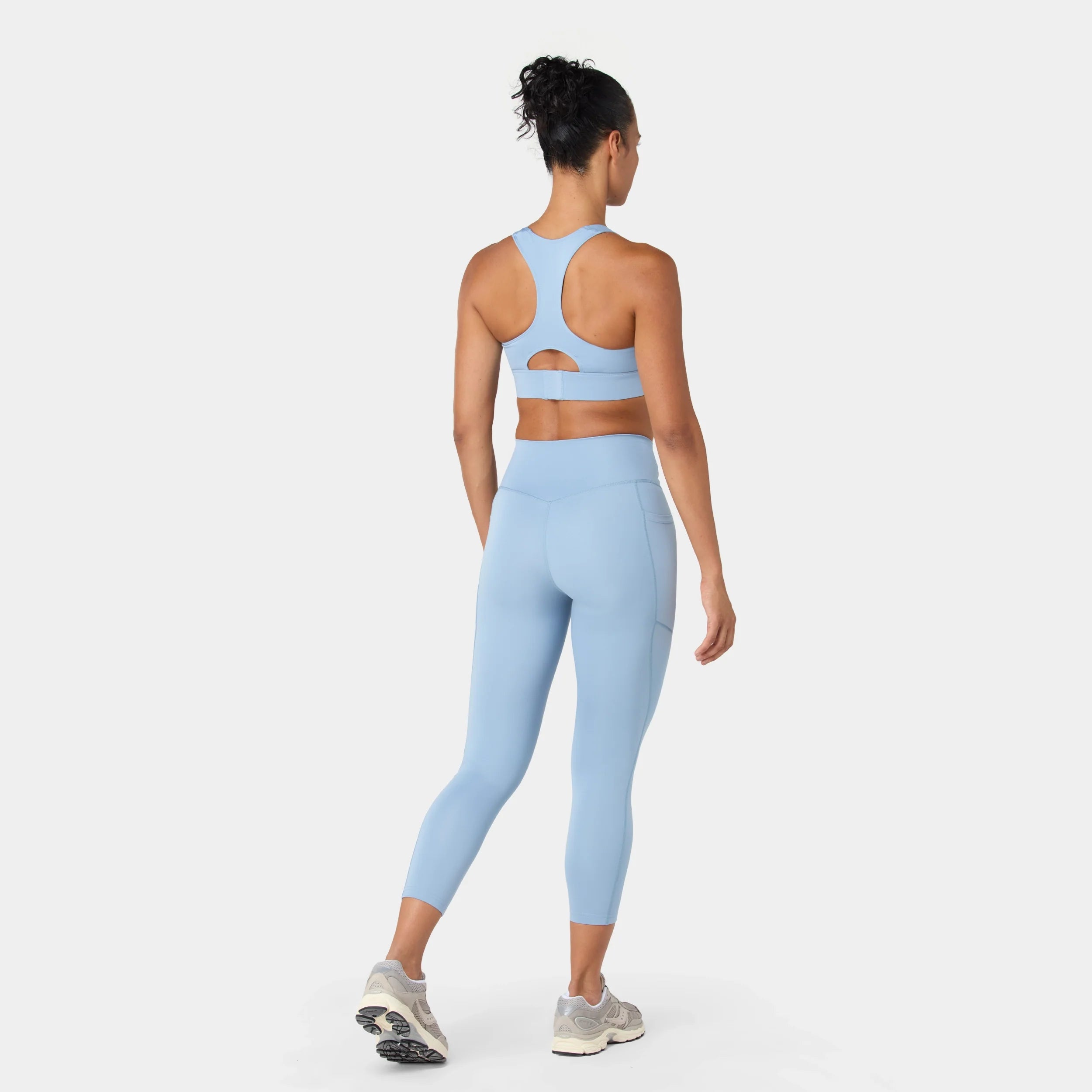 Womens Essential Racerback High Impact Sports Bra