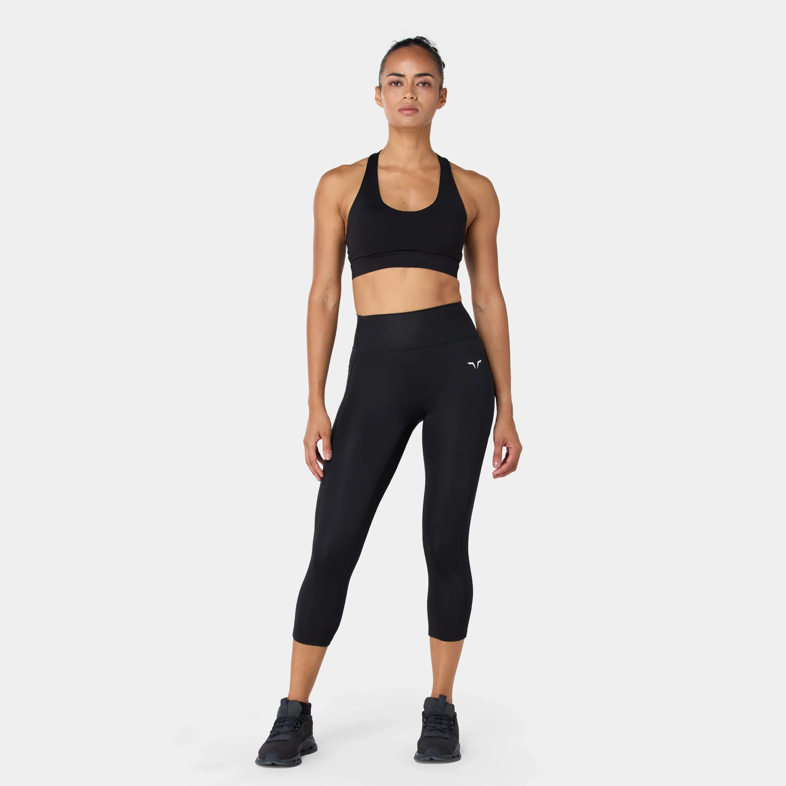 Womens Essential Anti Camel Toe High Waist 7/8 Tight