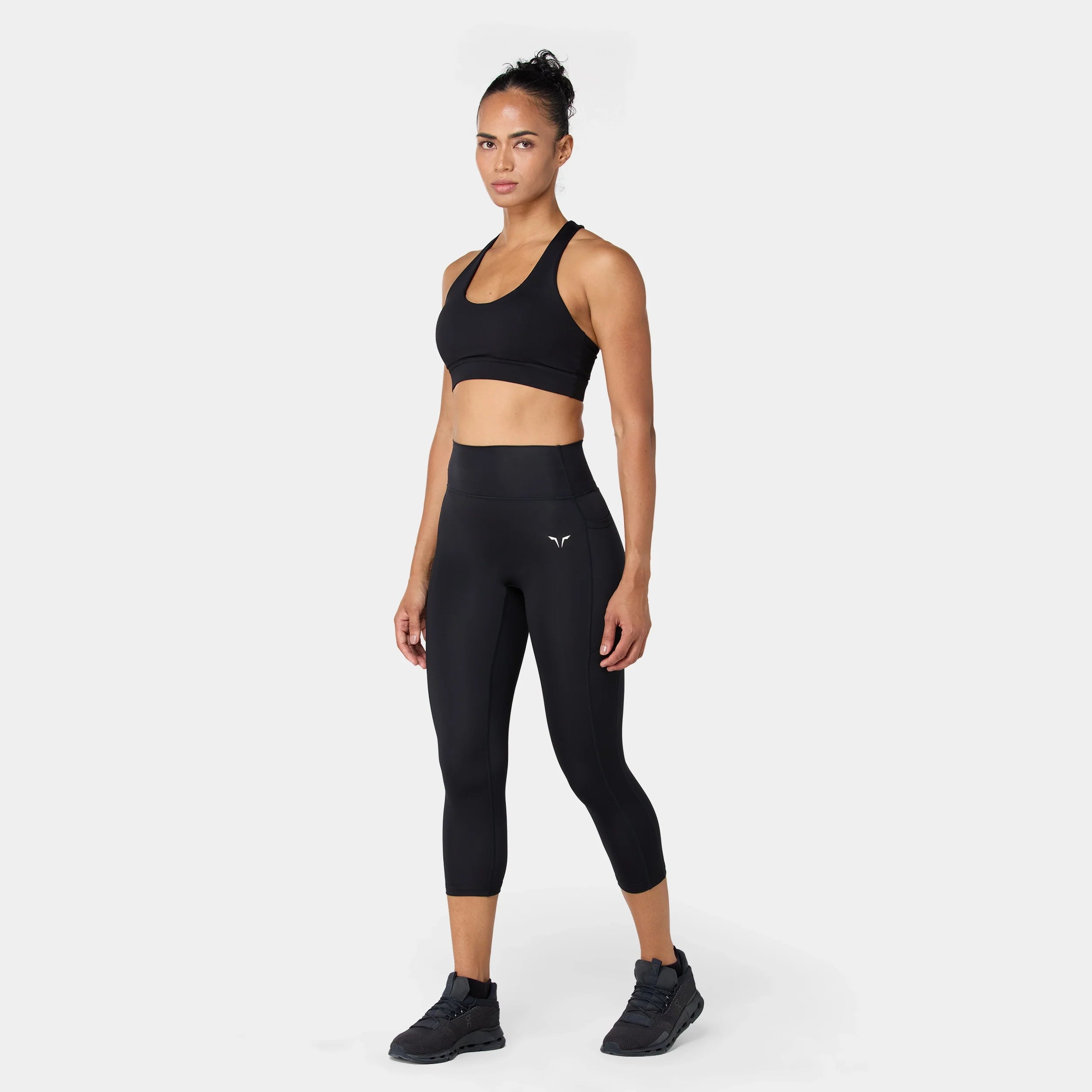 Womens Essential Anti Camel Toe High Waist 7/8 Tight