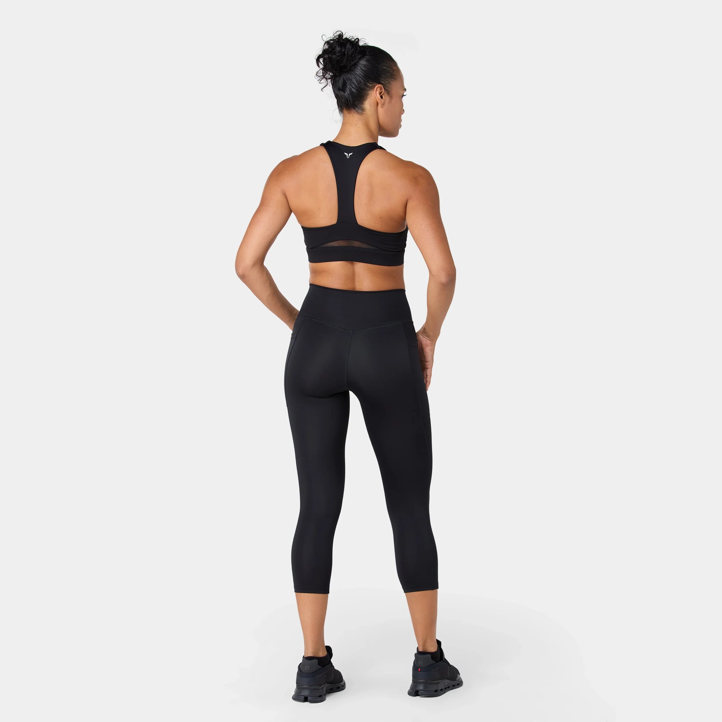 Womens Essential Anti Camel Toe High Waist 7/8 Tight