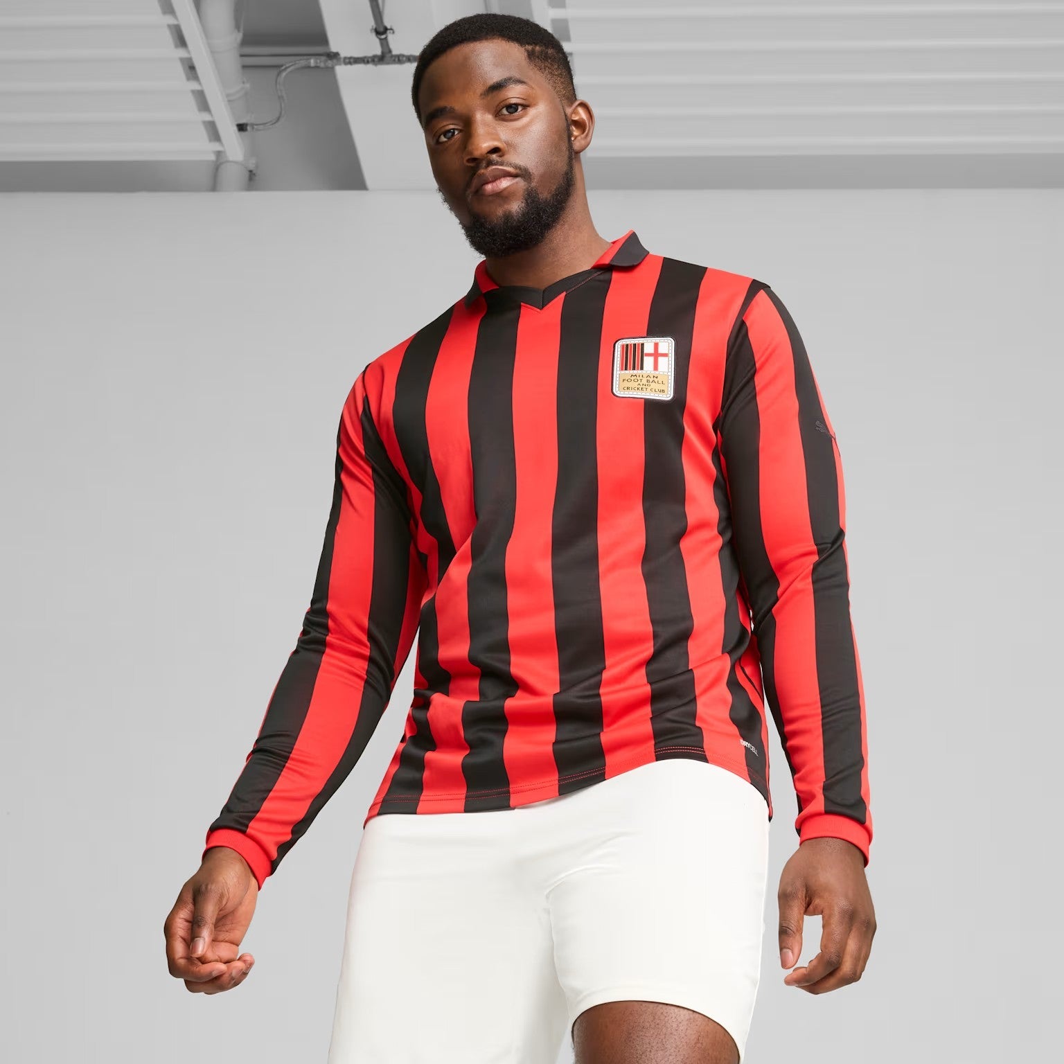 Mens AC Milan 125th Anniversary Authentic Jersey