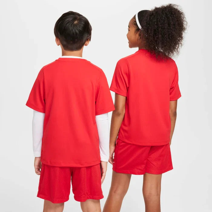Boys Performance Dri-Fit Logo Short Sleeve T-Shirt