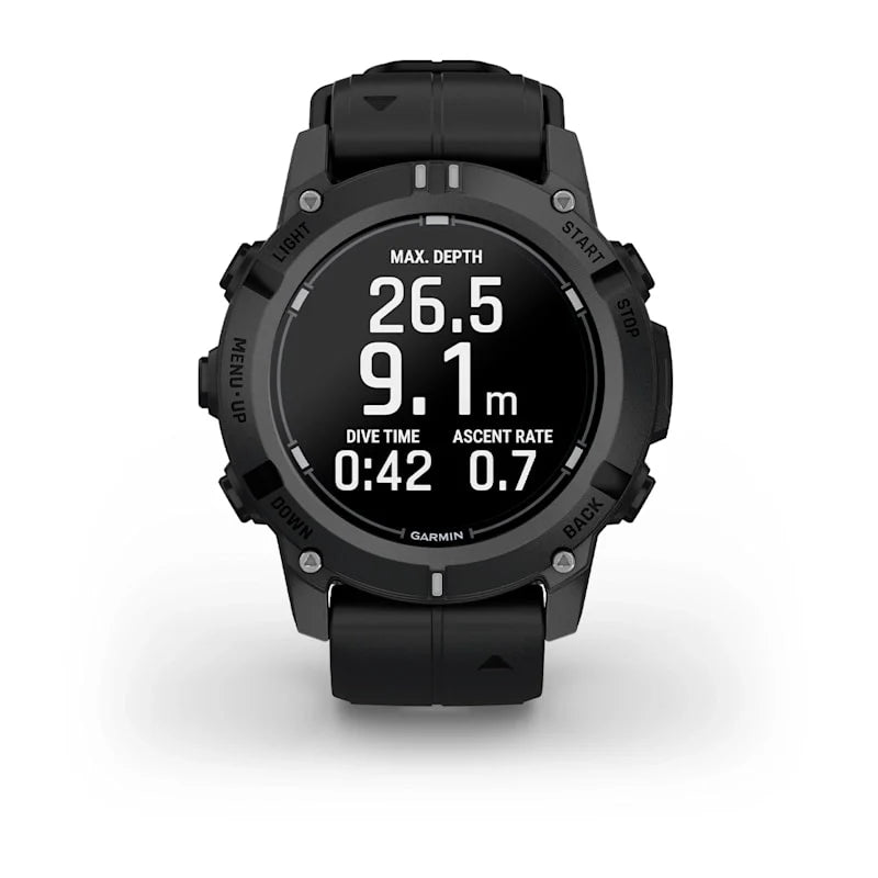 Descent G2 Black Silicon Band Dive Computer Smartwatch