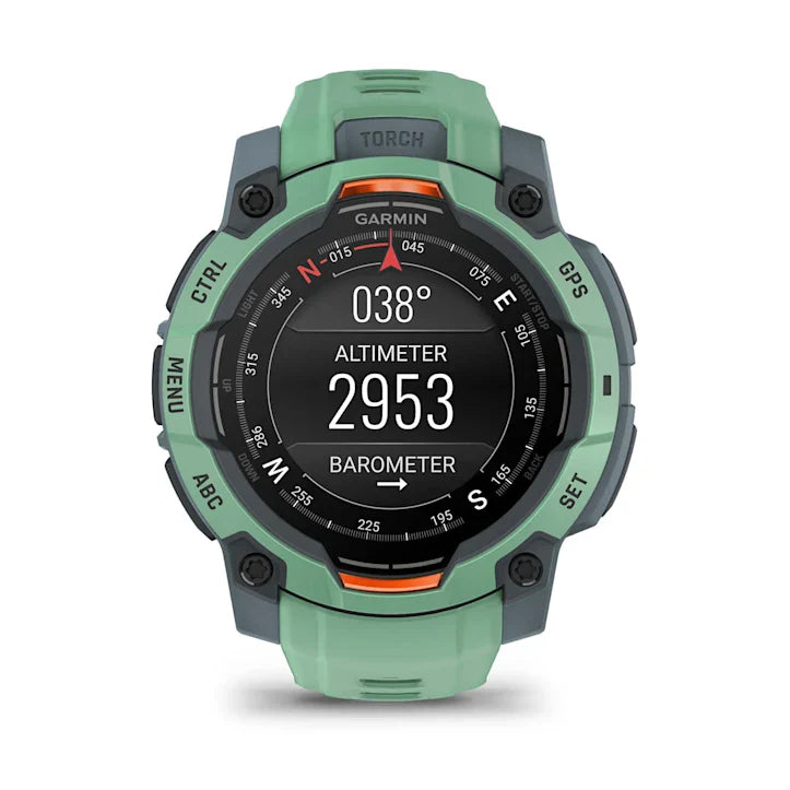 Instinct 3 Amoled Neo Tropic Bezel And Band Smatwatch