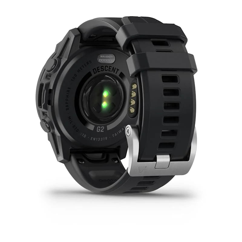 Descent G2 Black Silicon Band Dive Computer Smartwatch