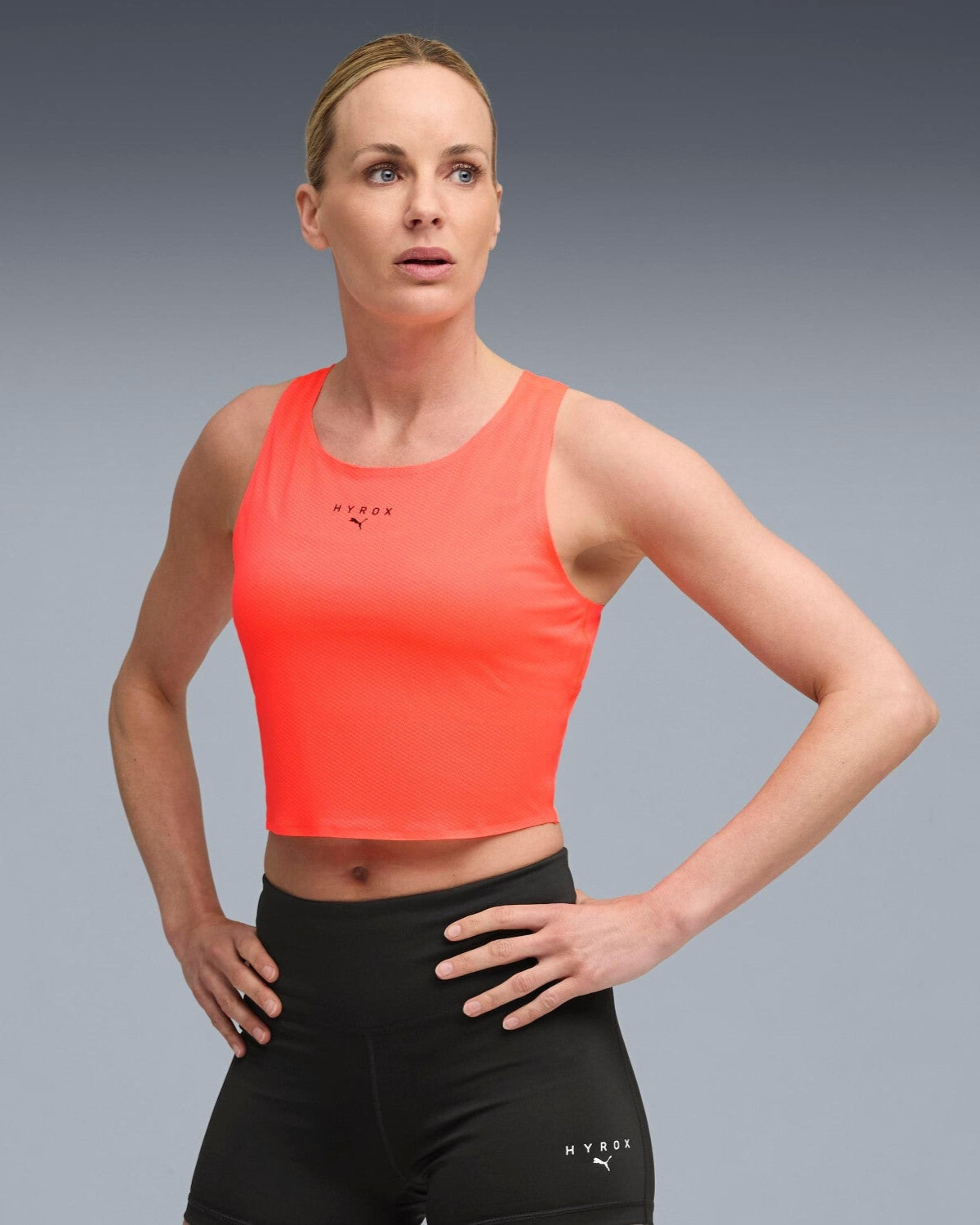 Womens Hyrox Ultraspun Crop Tanks