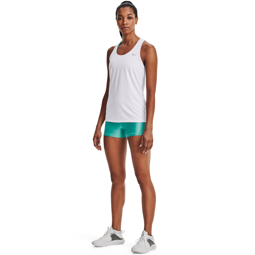 Womens Mid Rise Heat Gear Fitted Shorts