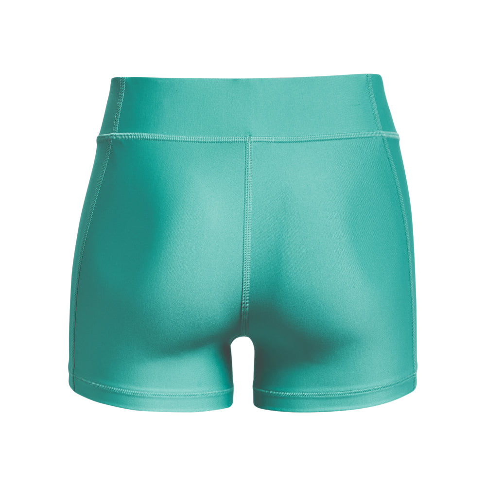 Womens Mid Rise Heat Gear Fitted Shorts