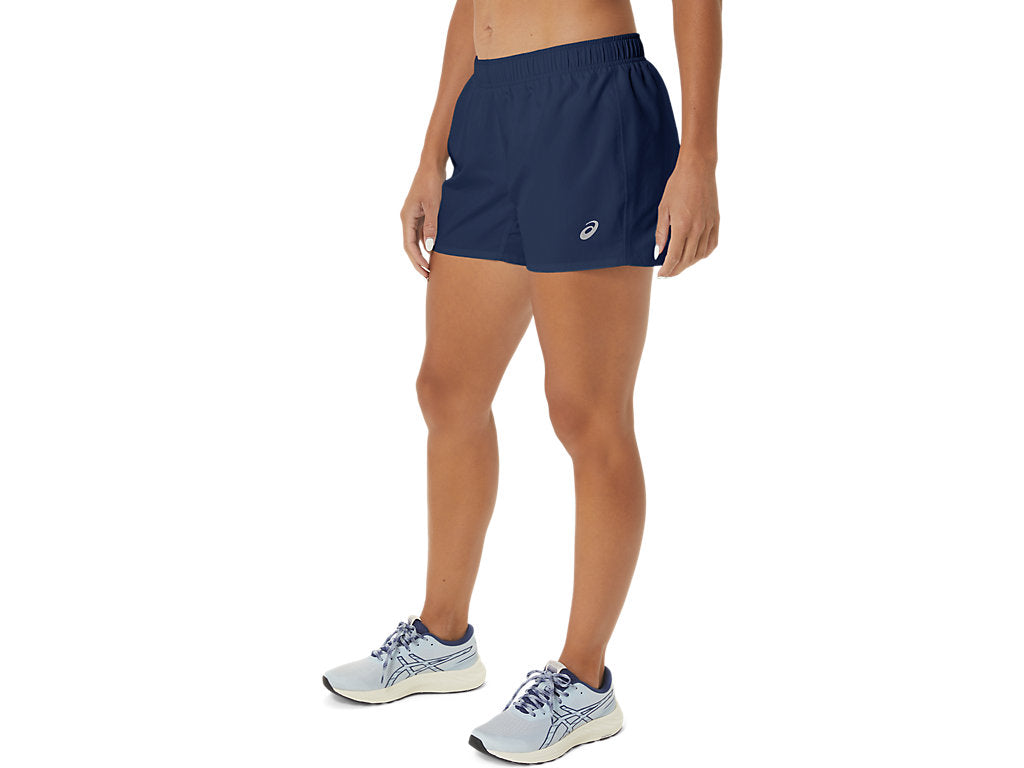 Womens Running Silver 4" Shorts