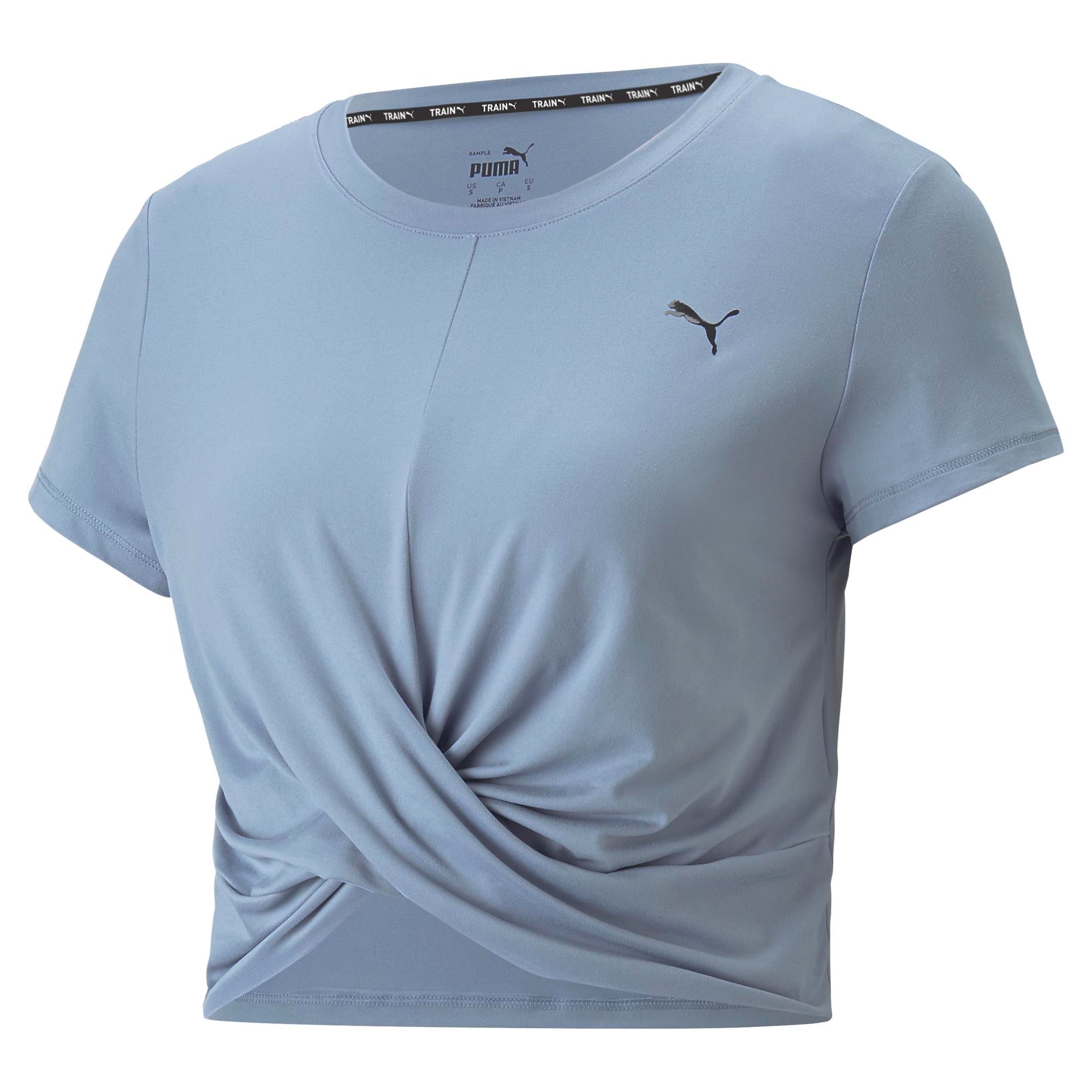 Womens Yoga Crop Short Sleeve T-Shirt