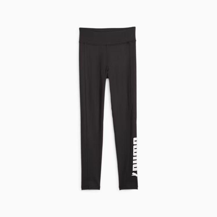 Girls Performance Fit Logo High Rise Tight