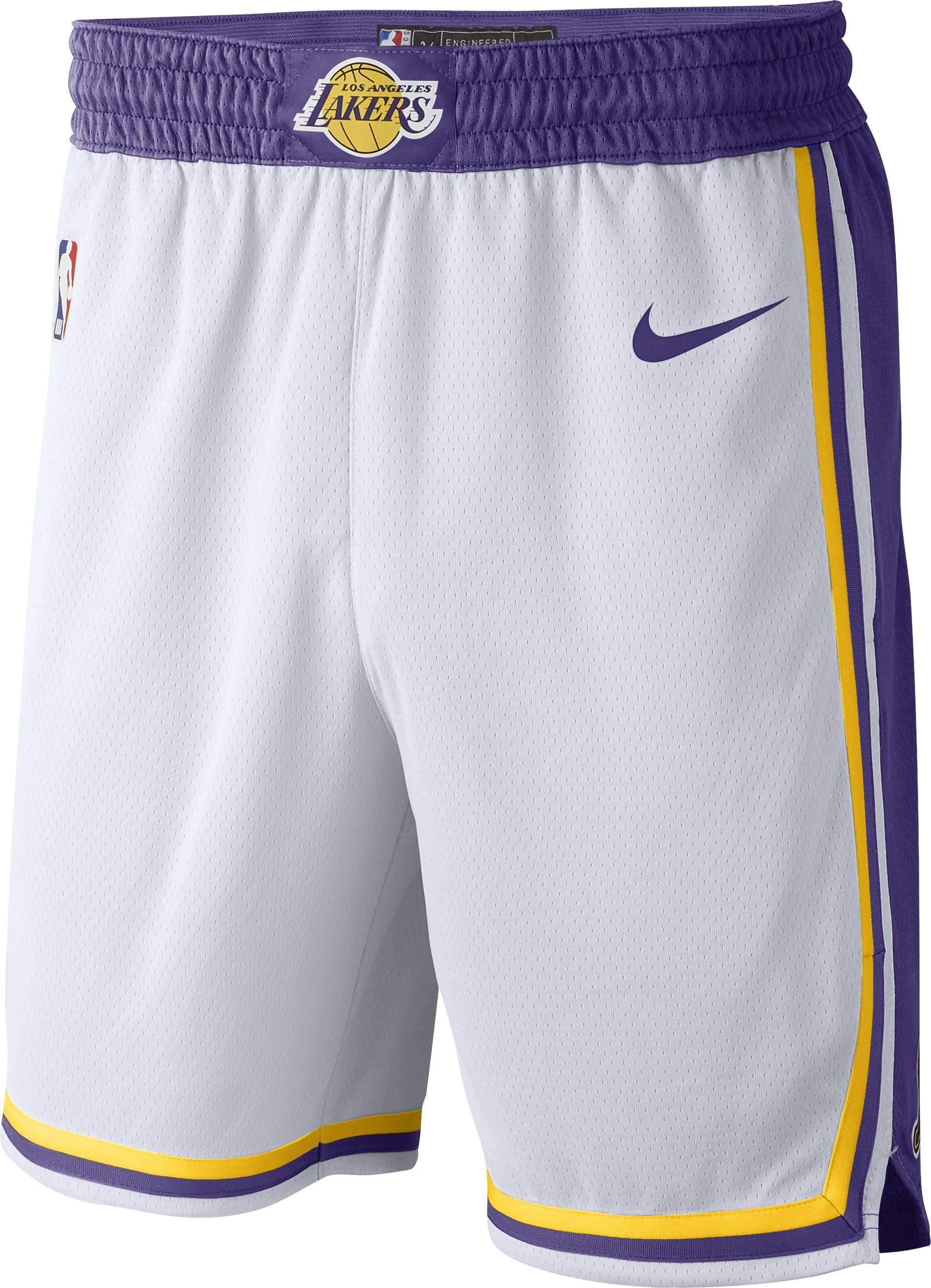 Mens Los Angeles Lakers Dri-Fit Swingman Short