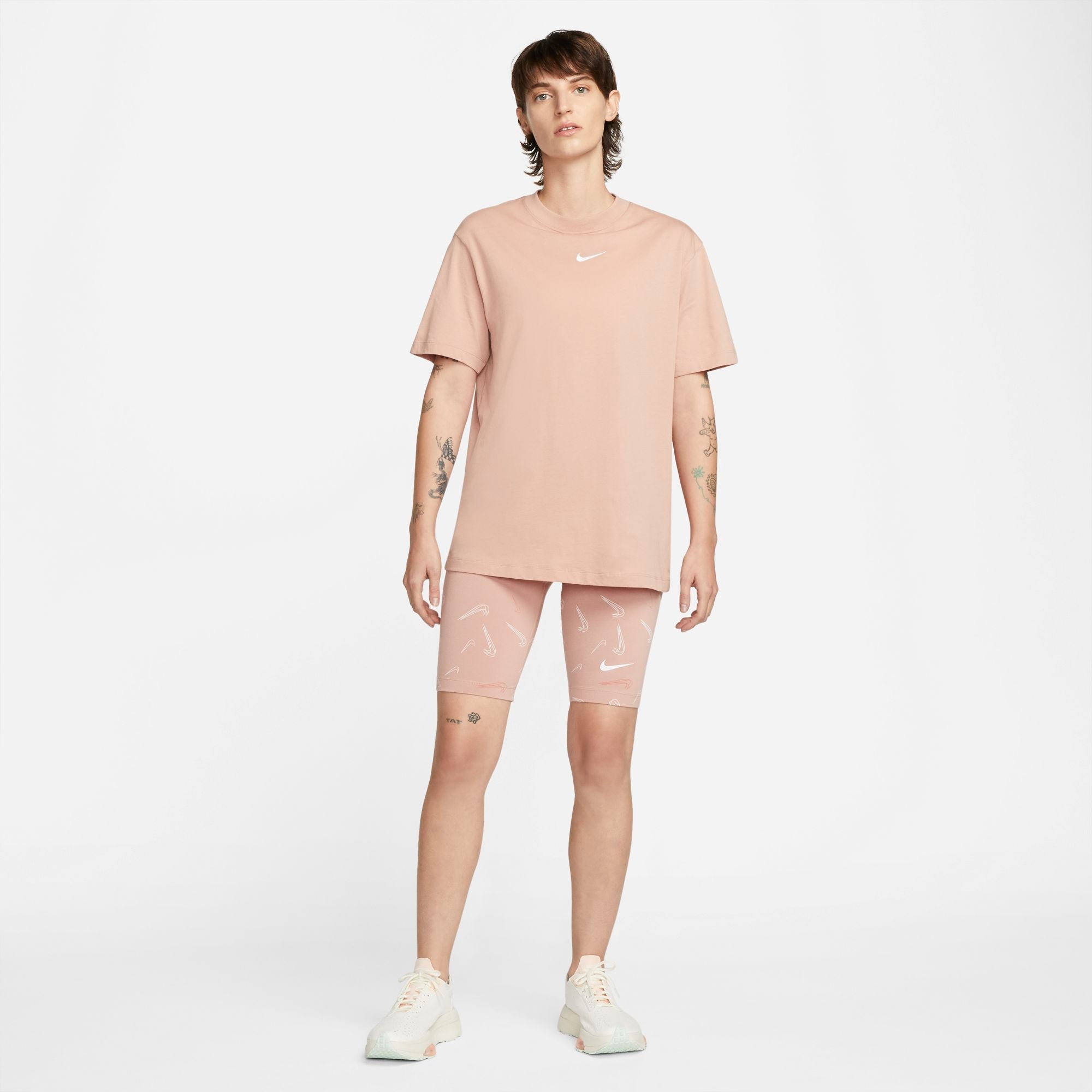 Womens All Over Print Bike Shorts