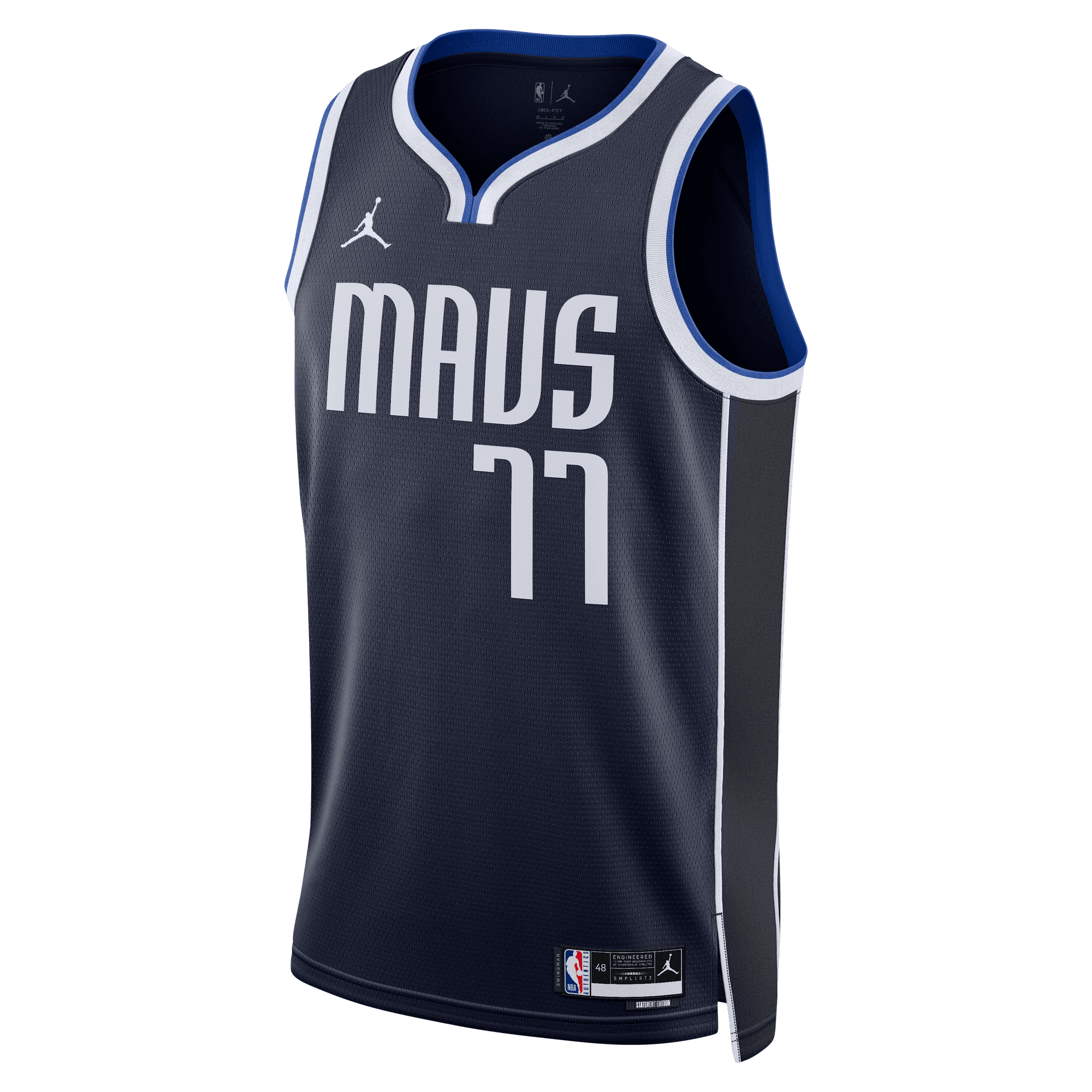 Mens Dallas Mavs Luka Doncic SWNGMN STMNT Replica Jersey