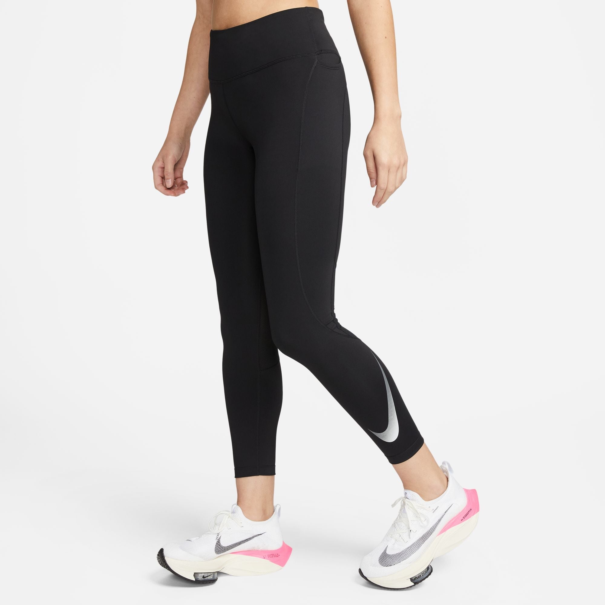 Womens W Nk Df Fst Sw Hbr Mr 7/8 Tght