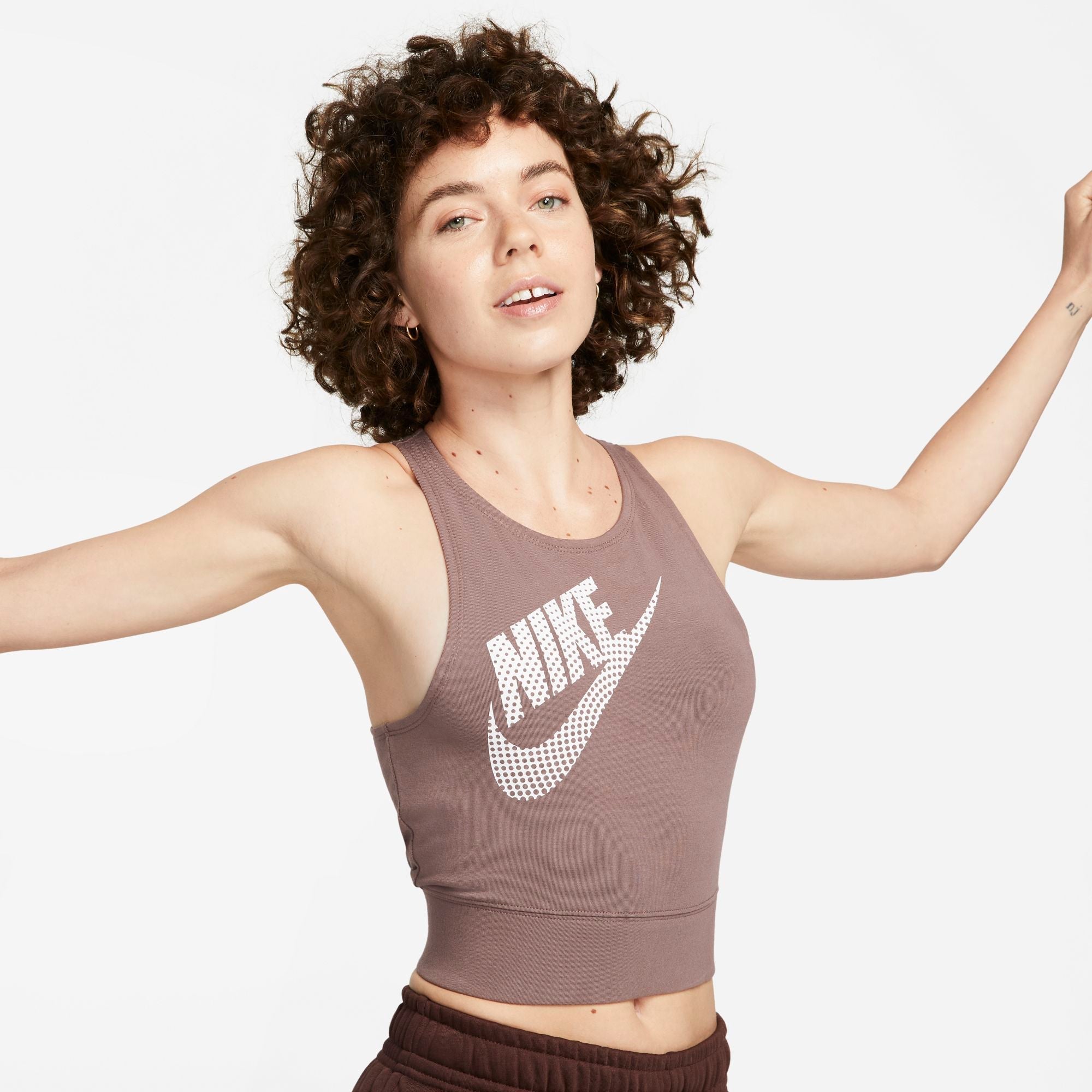 Womens Fitted Crop Tank