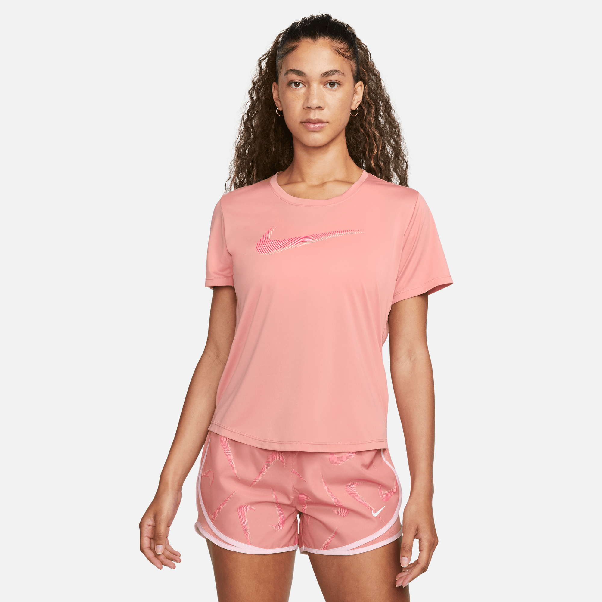 Womens Running Dri Fit Swoosh Short Sleeve T-Shirt