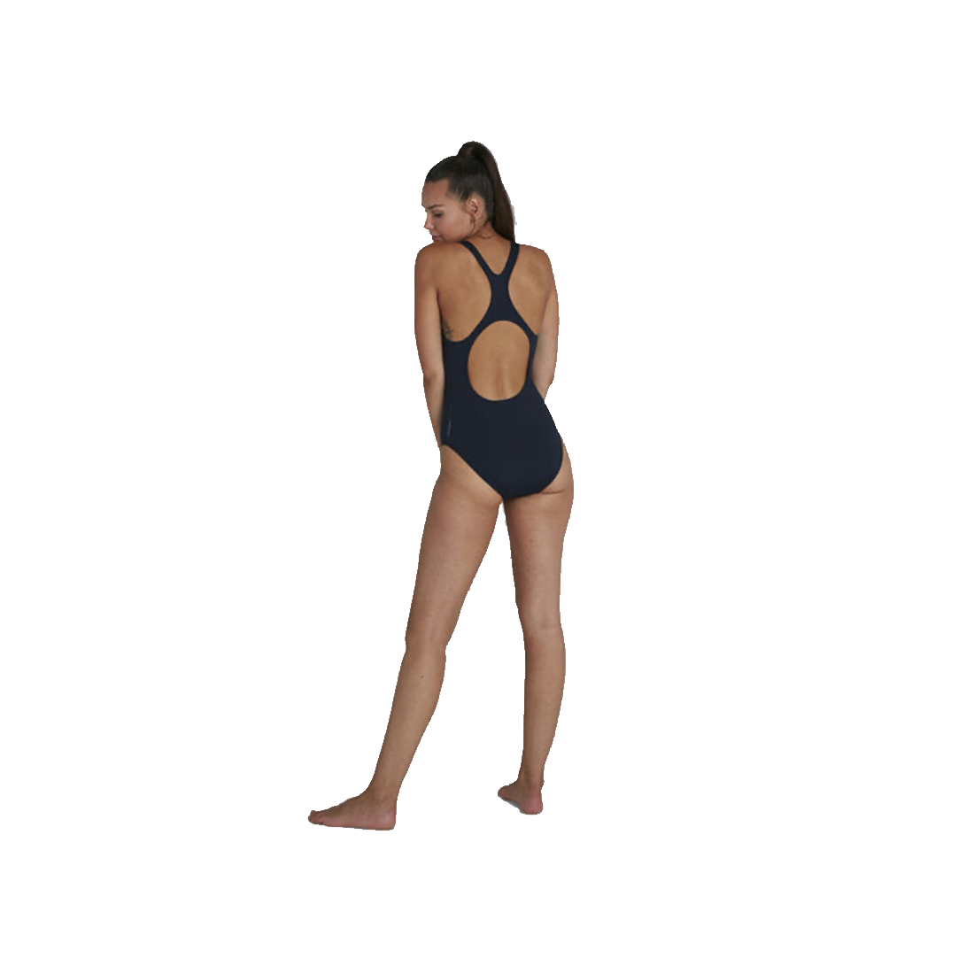 بدلة سباحة للنساء اسينشال + مفتوحة الظهر