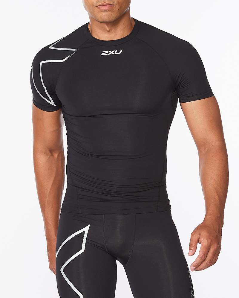Mens Core Compression Fitted Short Sleeve T-Shirt