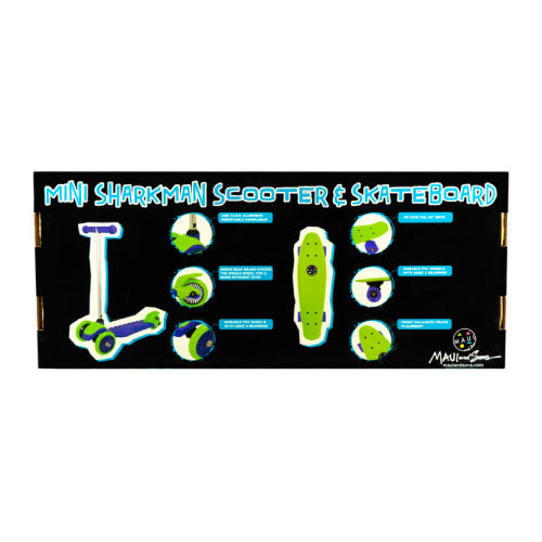 Kids Scooter and Skateboard Set