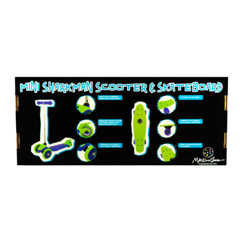 سكوتر للأطفال مع مجموعة لوح التزلج