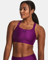 Womens Heat Gear High Impact Sports Bra